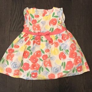 Floral print baby dress